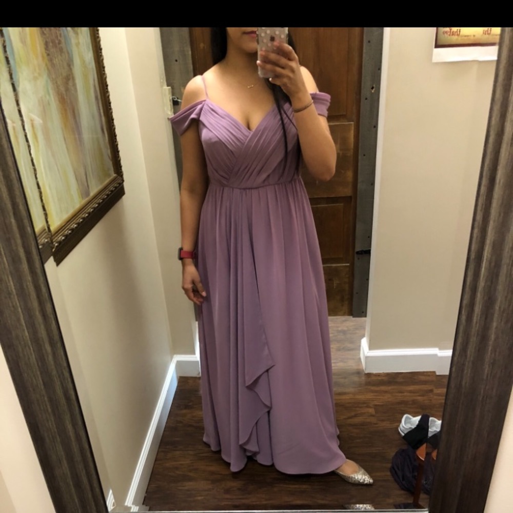 JJ House Bridesmaid’s Dress in color Wisteria